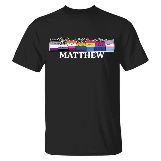 LGBTQ+ Pride Cat Parade - Personalized Shirt-Myprintsy