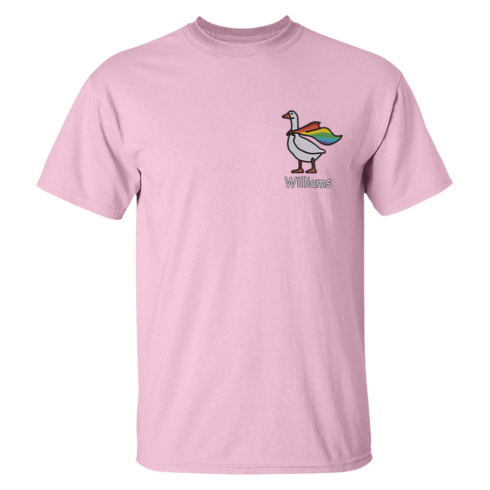 LGBTQ+ Silly Goose - 2D Unisex T-shirt-Myprintsy