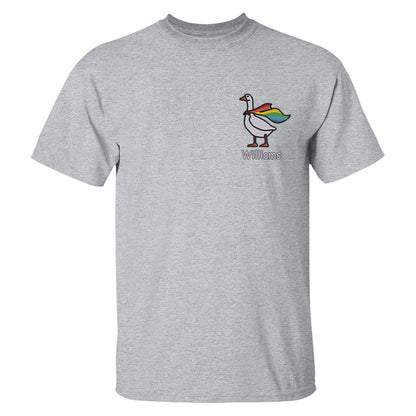LGBTQ+ Silly Goose - 2D Unisex T-shirt-Myprintsy