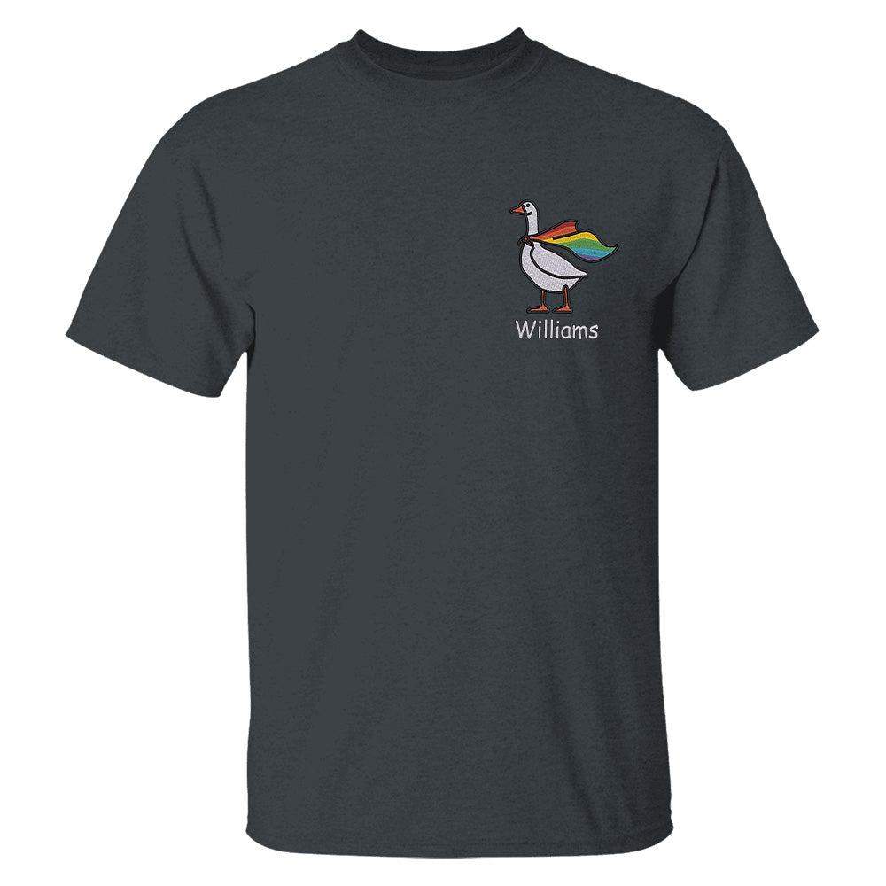 LGBTQ+ Silly Goose - 2D Unisex T-shirt-Myprintsy