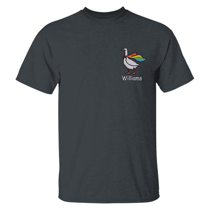 LGBTQ+ Silly Goose - 2D Unisex T-shirt-Myprintsy