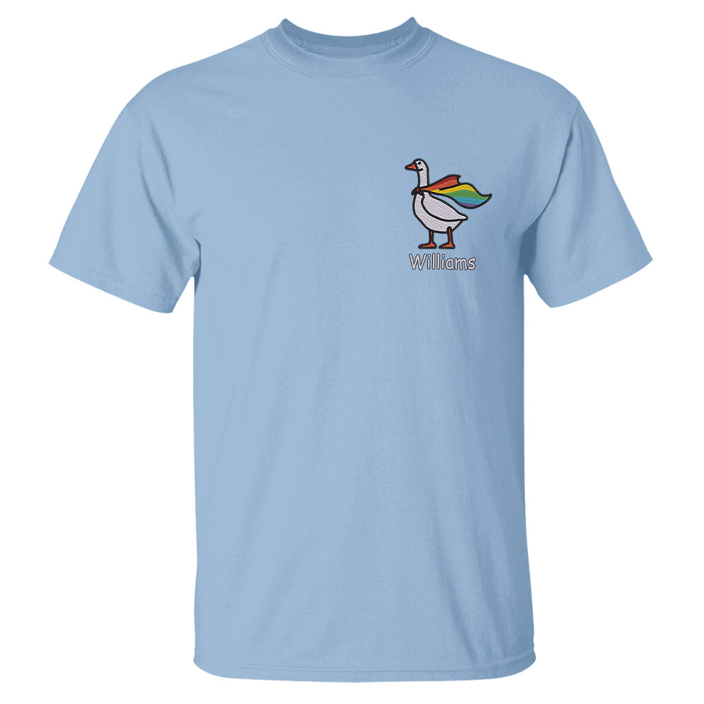 LGBTQ+ Silly Goose - 2D Unisex T-shirt-Myprintsy