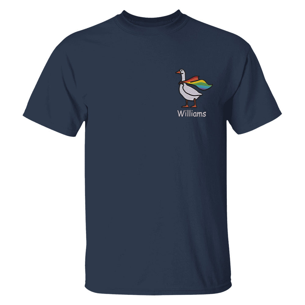 LGBTQ+ Silly Goose - 2D Unisex T-shirt-Myprintsy