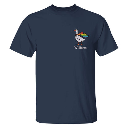 LGBTQ+ Silly Goose - 2D Unisex T-shirt-Myprintsy