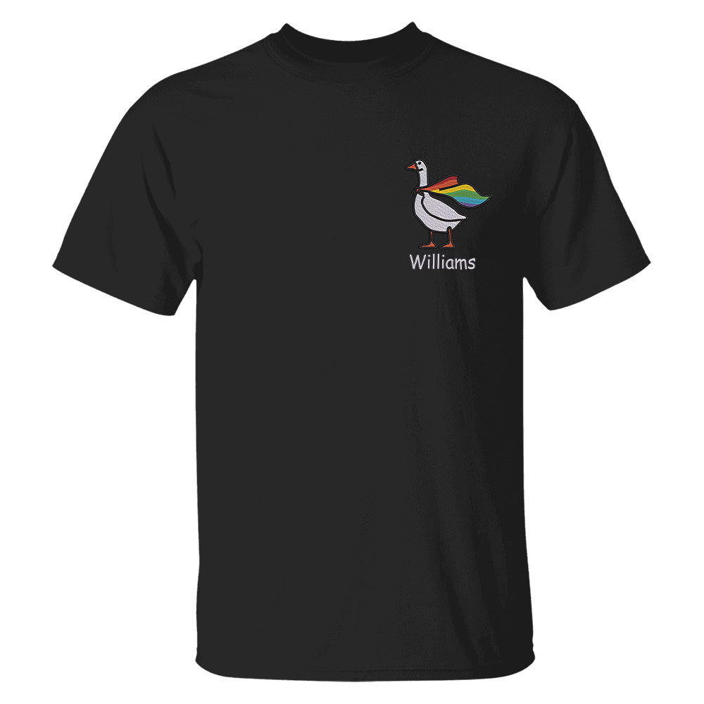 LGBTQ+ Silly Goose - 2D Unisex T-shirt-Myprintsy