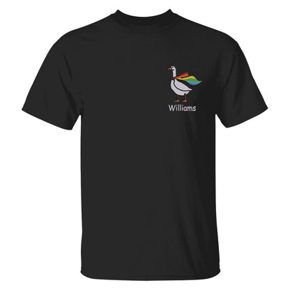 LGBTQ+ Silly Goose - 2D Unisex T-shirt-Myprintsy