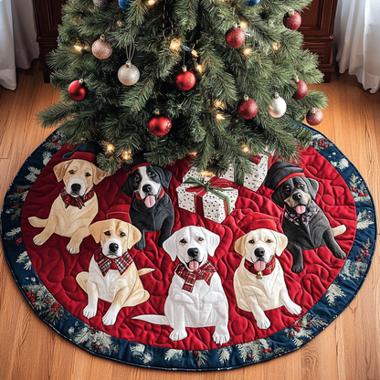Labrado Joy Christmas Quilted Tree Skirt-Myprintsy