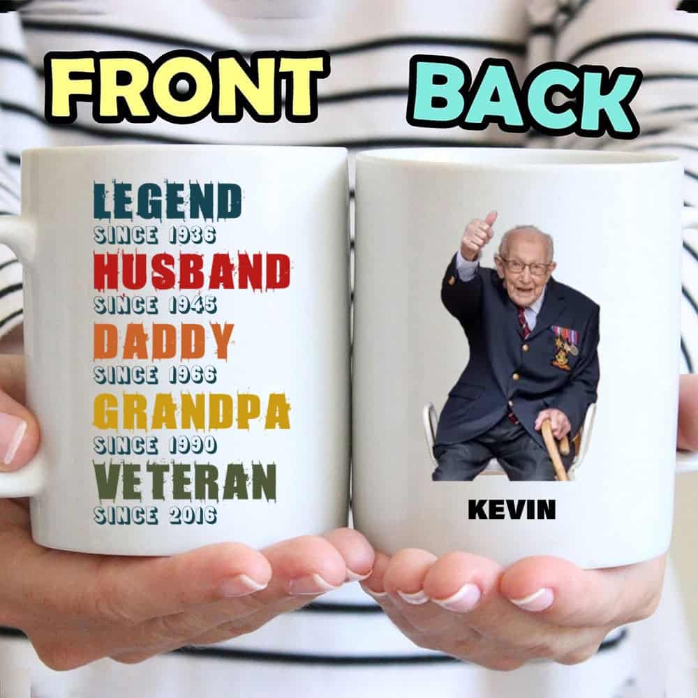 Legend Husband Daddy Grandpa Veteran Custom Mug - Personalized Coffee Mug - Gift For Dad/Grandpa-Myprintsy