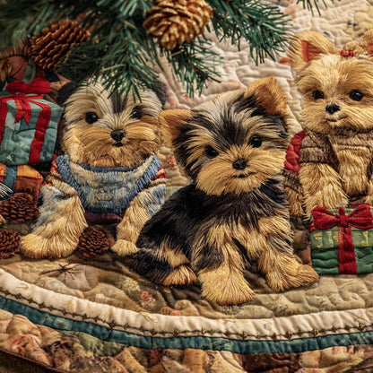 Little Christmas Quilted Christmas Tree Skirt VTQ-Myprintsy