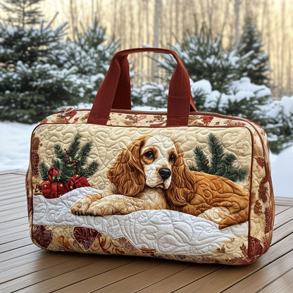 Little Spaniel Love Quilted Duffle Bag VTQ-Myprintsy