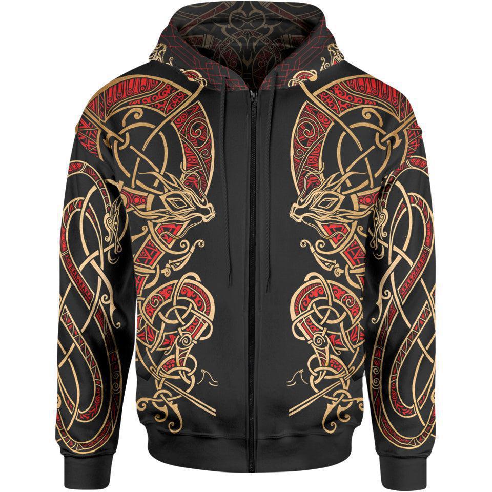 Loki Zip Hoodie - Fire Edition