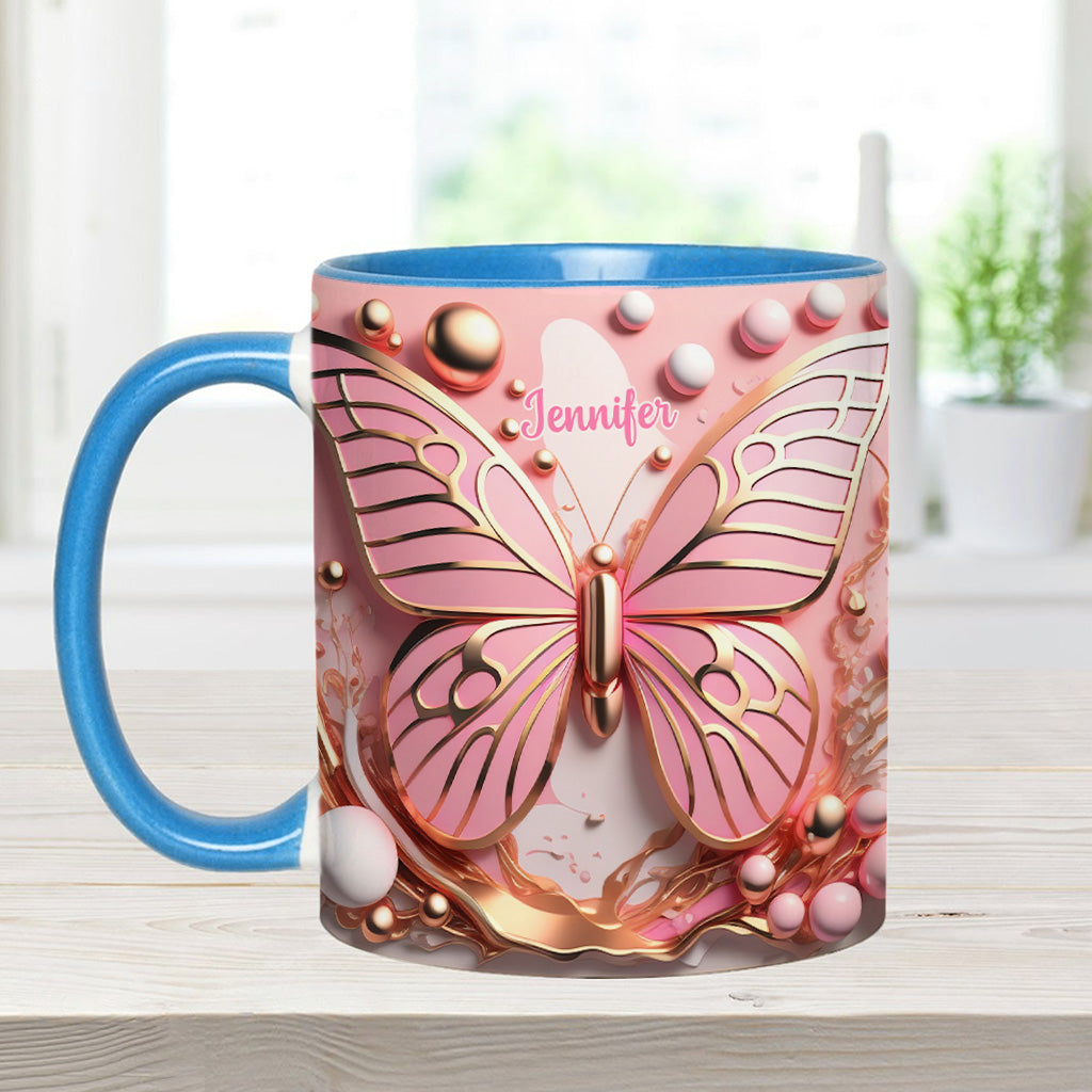 Love Butterfly - Personalized Accent Mug-Myprintsy