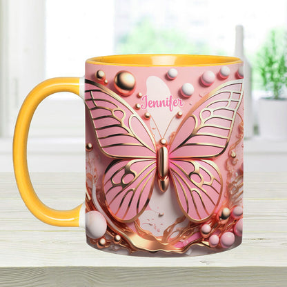 Love Butterfly - Personalized Accent Mug-Myprintsy