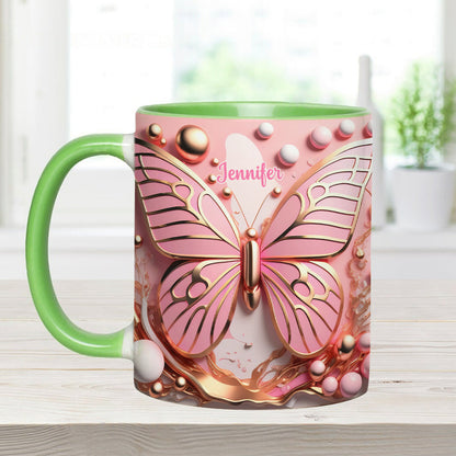 Love Butterfly - Personalized Accent Mug-Myprintsy