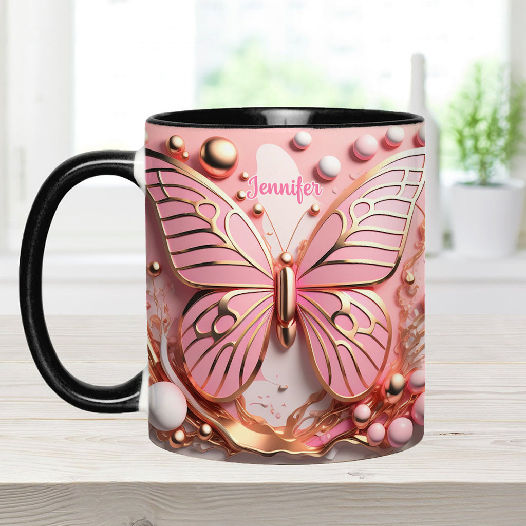 Love Butterfly - Personalized Accent Mug-Myprintsy