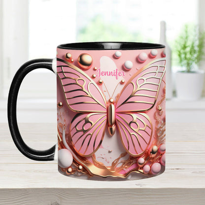 Love Butterfly - Personalized Accent Mug-Myprintsy