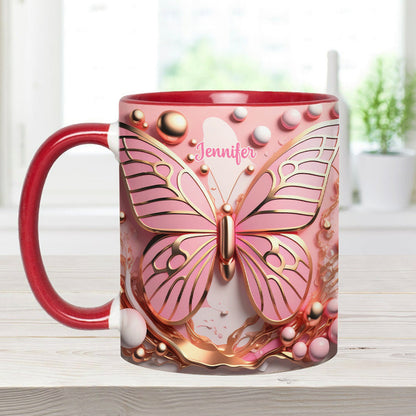 Love Butterfly - Personalized Accent Mug-Myprintsy