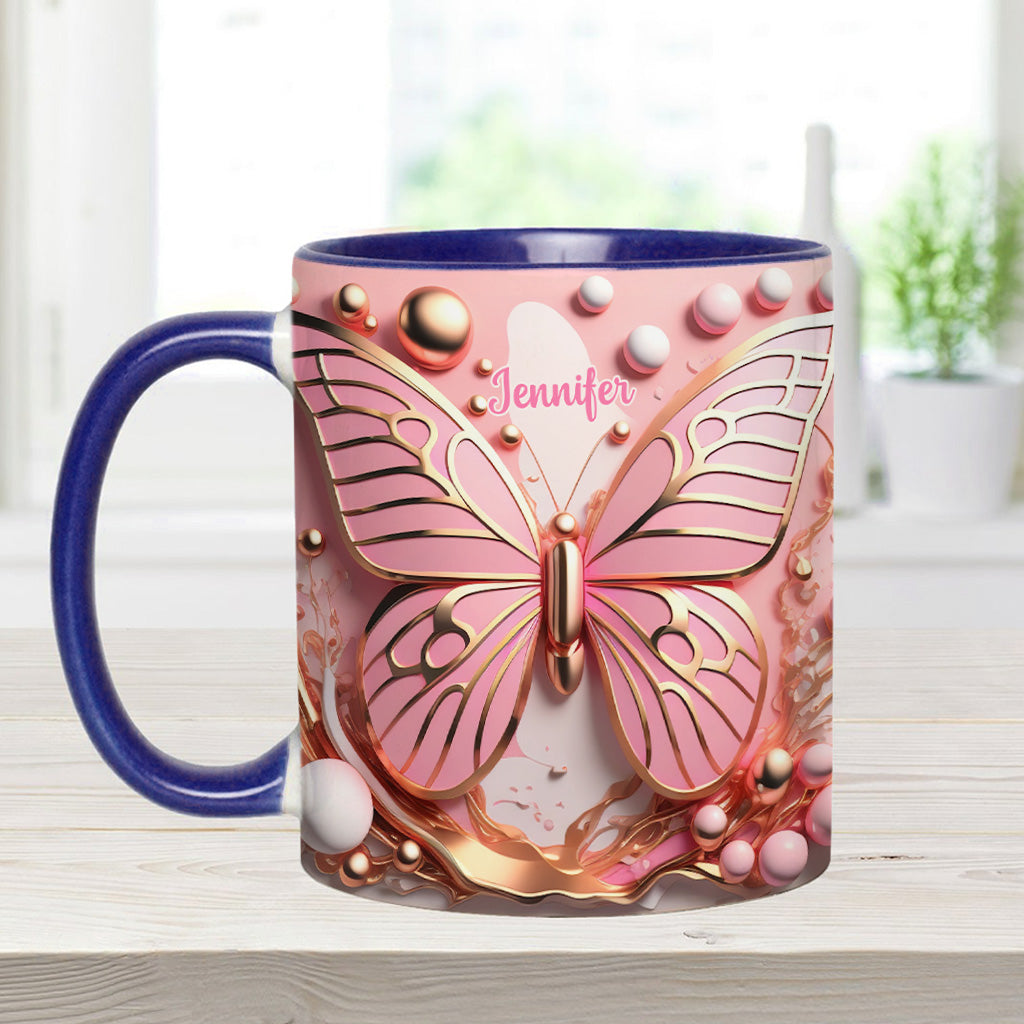 Love Butterfly - Personalized Accent Mug-Myprintsy