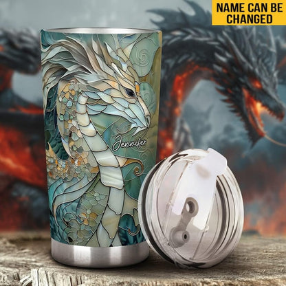Love Dragons - Personalized Dragon Tumbler-Myprintsy