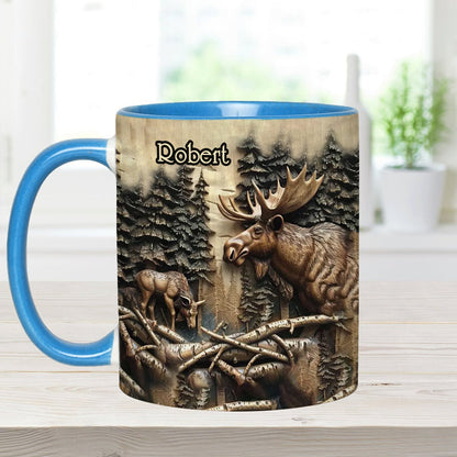 Love Hunting - Personalized Hunting Accent Mug-Myprintsy