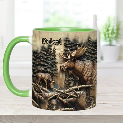 Love Hunting - Personalized Hunting Accent Mug-Myprintsy