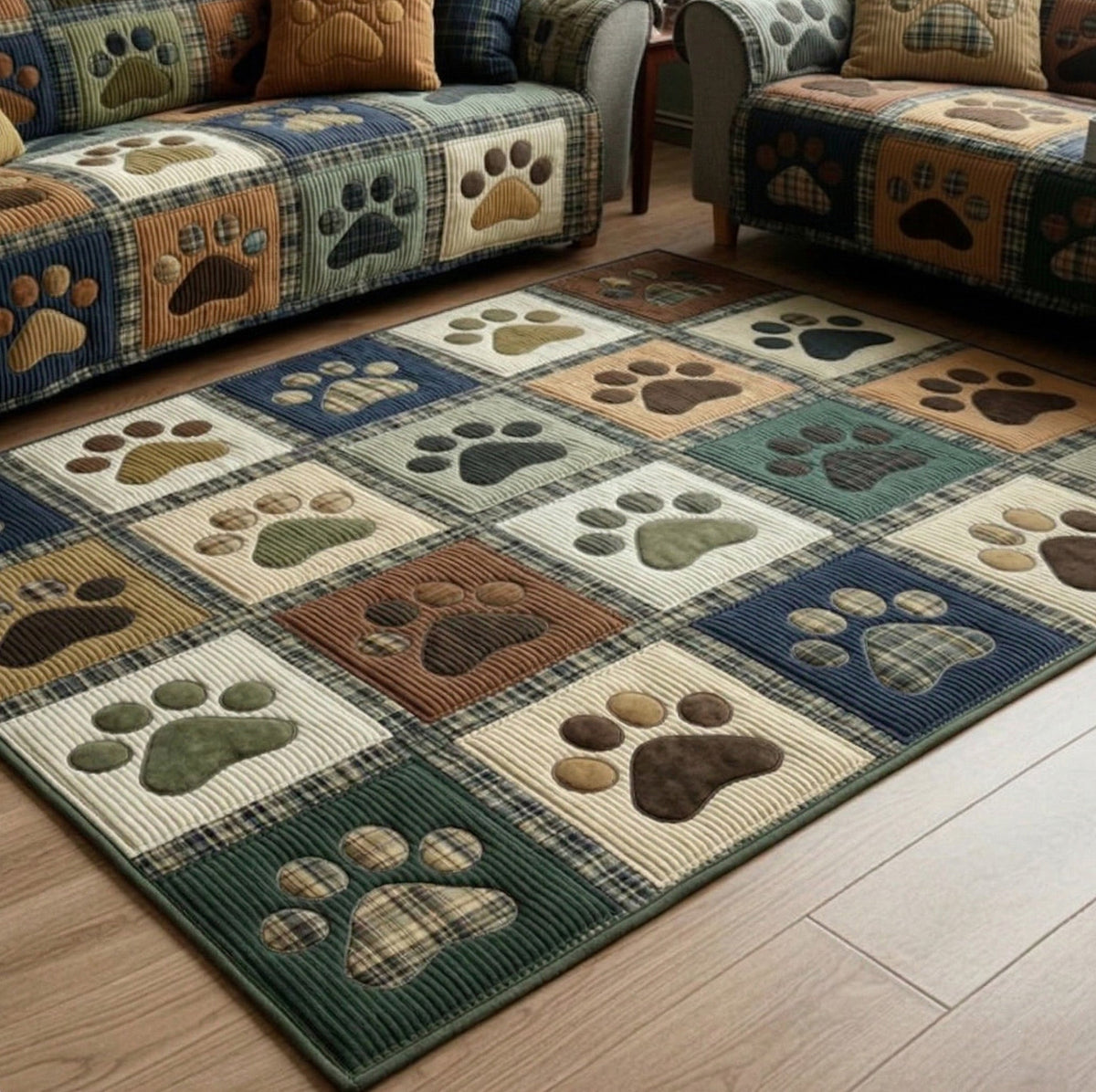 Love Paw Area Rug VTQ-Myprintsy
