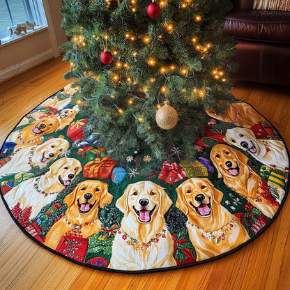 Loyal Heart Christmas Quilted Tree Skirt-Myprintsy