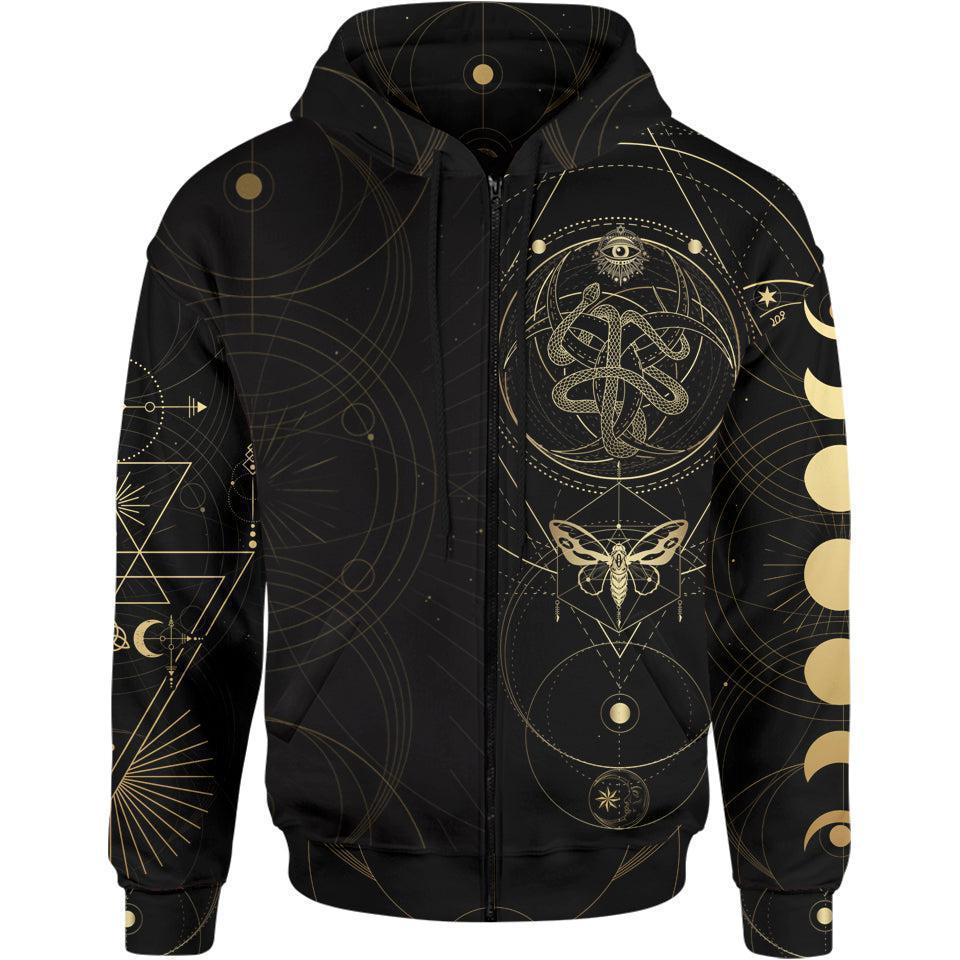 Luna Zip Hoodie-Myprintsy
