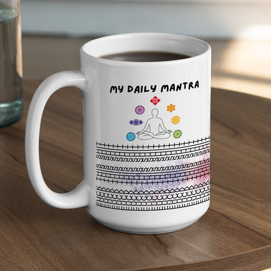My Daily Mantra - Personalized Coffee Mug