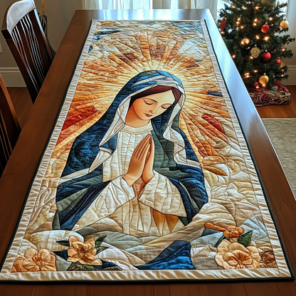Madonna Serenity Quilted Table Runner VTQ-Myprintsy