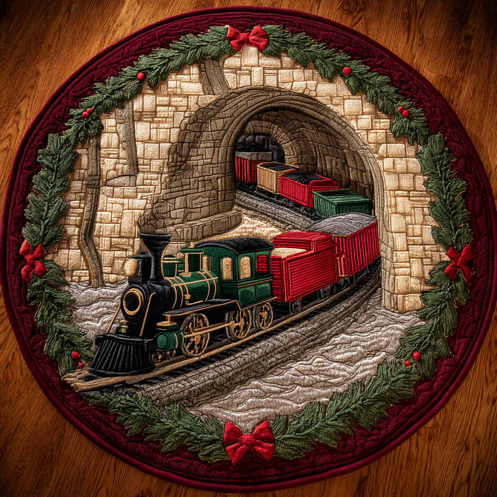 Magic Passage Quilted Round Mat VTQ-Myprintsy