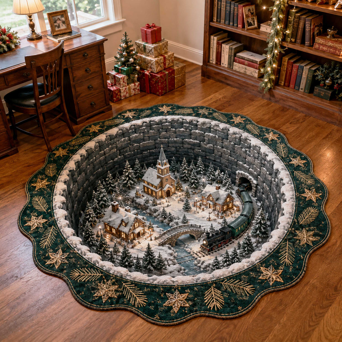 Magical Wonderland Custom Shape Area Rug VTQ-Myprintsy