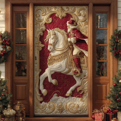 Majestic Holiday Stallion Quilted Door Cover VTQ-Myprintsy