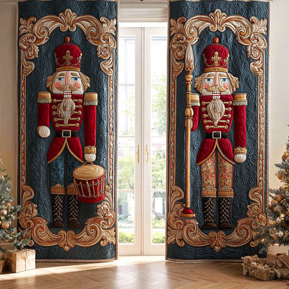 Majestic Nutcracker Quilted Curtains VTQ-Myprintsy