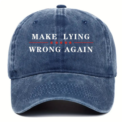 Make Lying Wrong Again - Classic Cap-Myprintsy