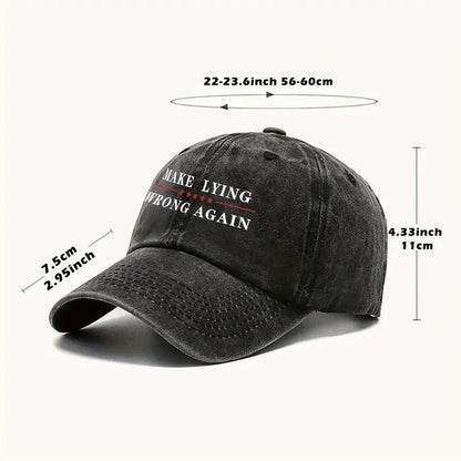 Make Lying Wrong Again - Classic Cap-Myprintsy