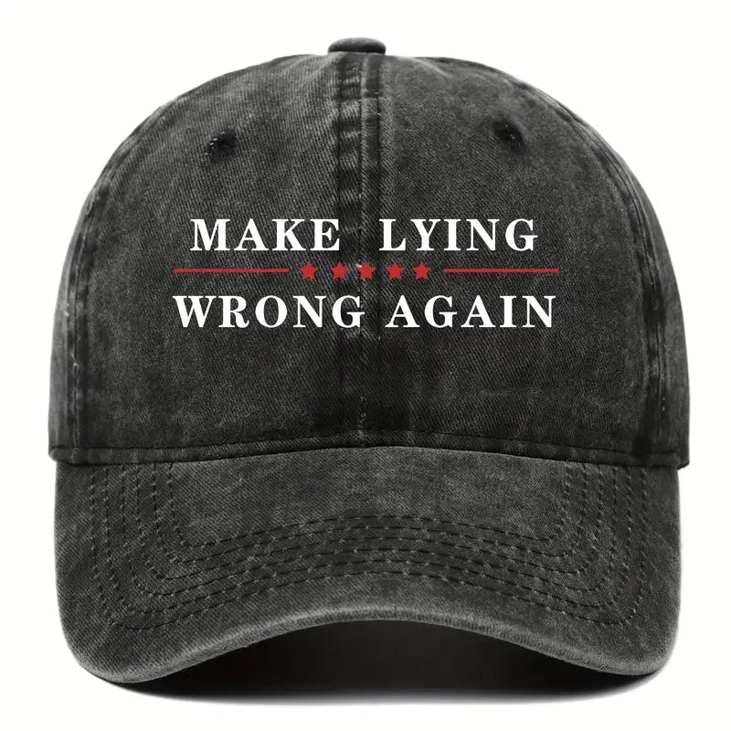 Make Lying Wrong Again - Classic Cap-Myprintsy