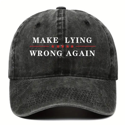 Make Lying Wrong Again - Classic Cap-Myprintsy