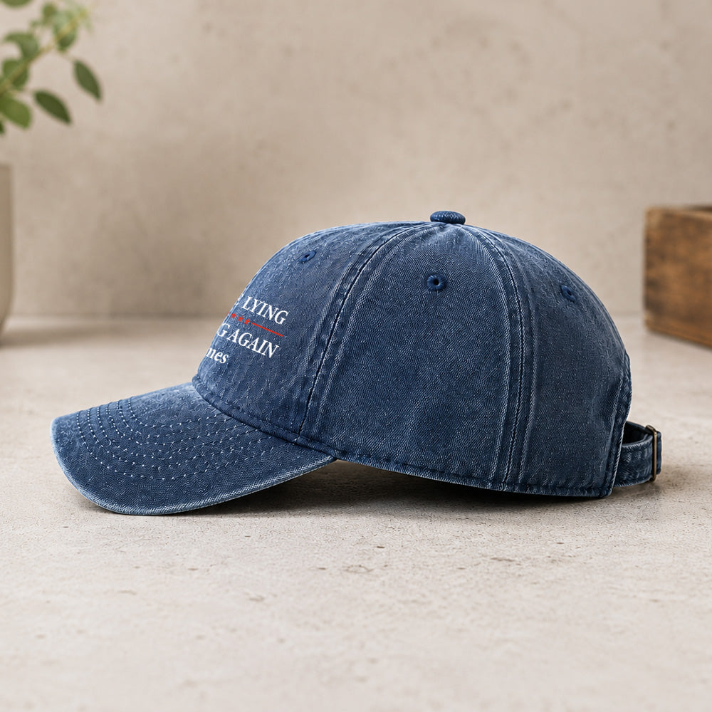 Make Lying Wrong Again - Personalized Classic Cap-Myprintsy