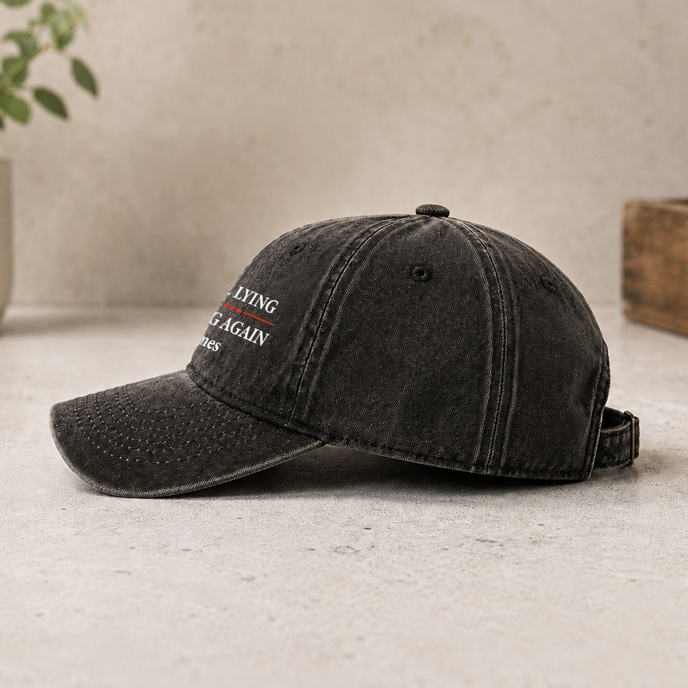 Make Lying Wrong Again - Personalized Classic Cap-Myprintsy