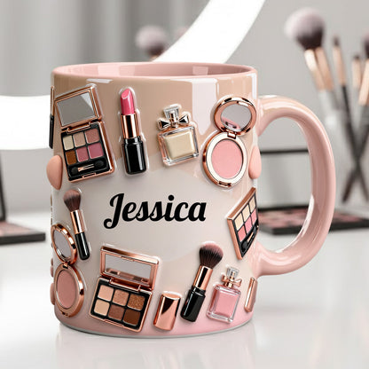 Makeup Artist - Personalized Accent Mug-Myprintsy