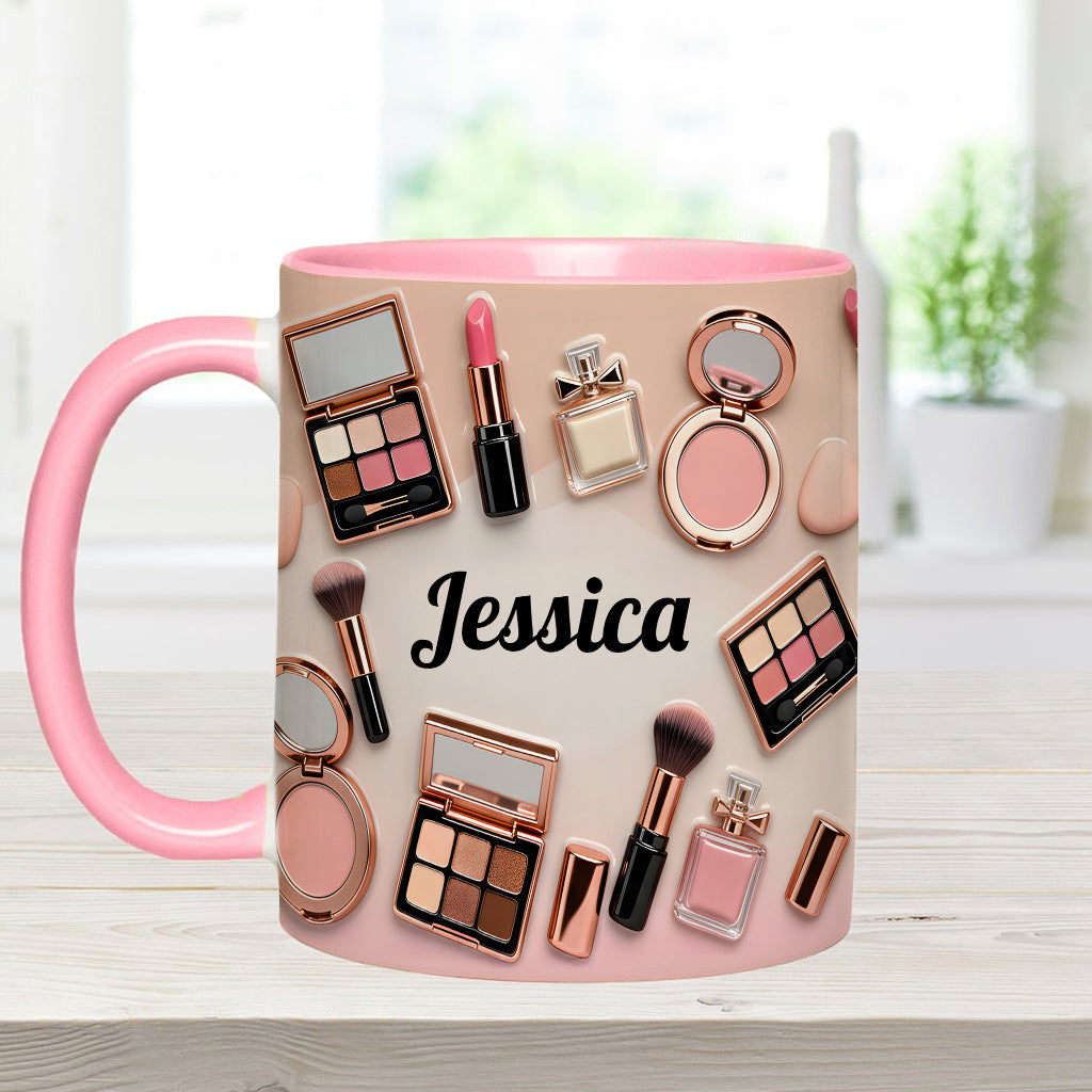 Makeup Artist - Personalized Accent Mug-Myprintsy