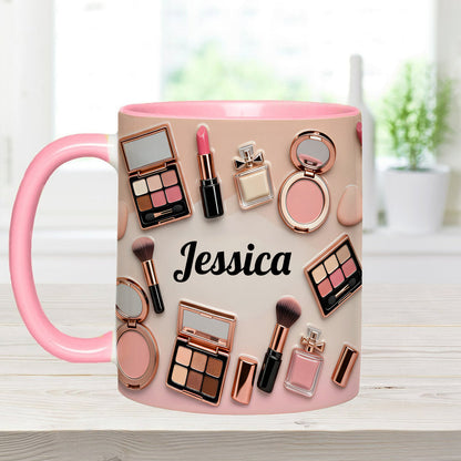 Makeup Artist - Personalized Accent Mug-Myprintsy