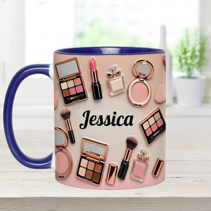 Makeup Artist - Personalized Accent Mug-Myprintsy