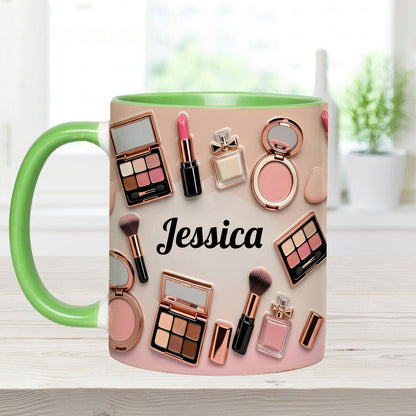 Makeup Artist - Personalized Accent Mug-Myprintsy