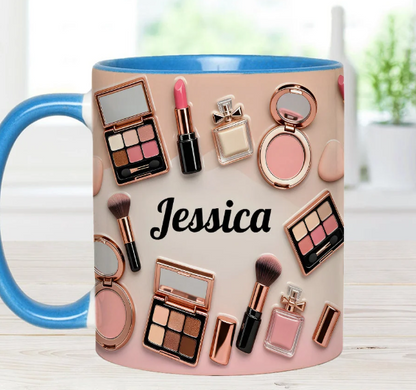 Makeup Artist - Personalized Accent Mug-Myprintsy