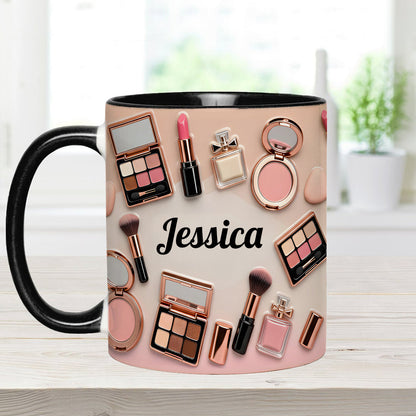Makeup Artist - Personalized Accent Mug-Myprintsy