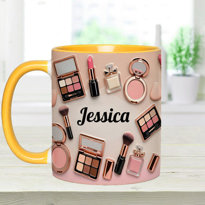 Makeup Artist - Personalized Accent Mug-Myprintsy