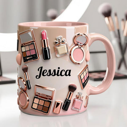 Makeup Artist - Personalized Accent Mug-Myprintsy