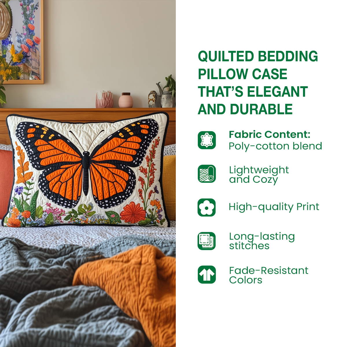 Manger Light Quilted Bedding Pillow Case VTQ-Myprintsy
